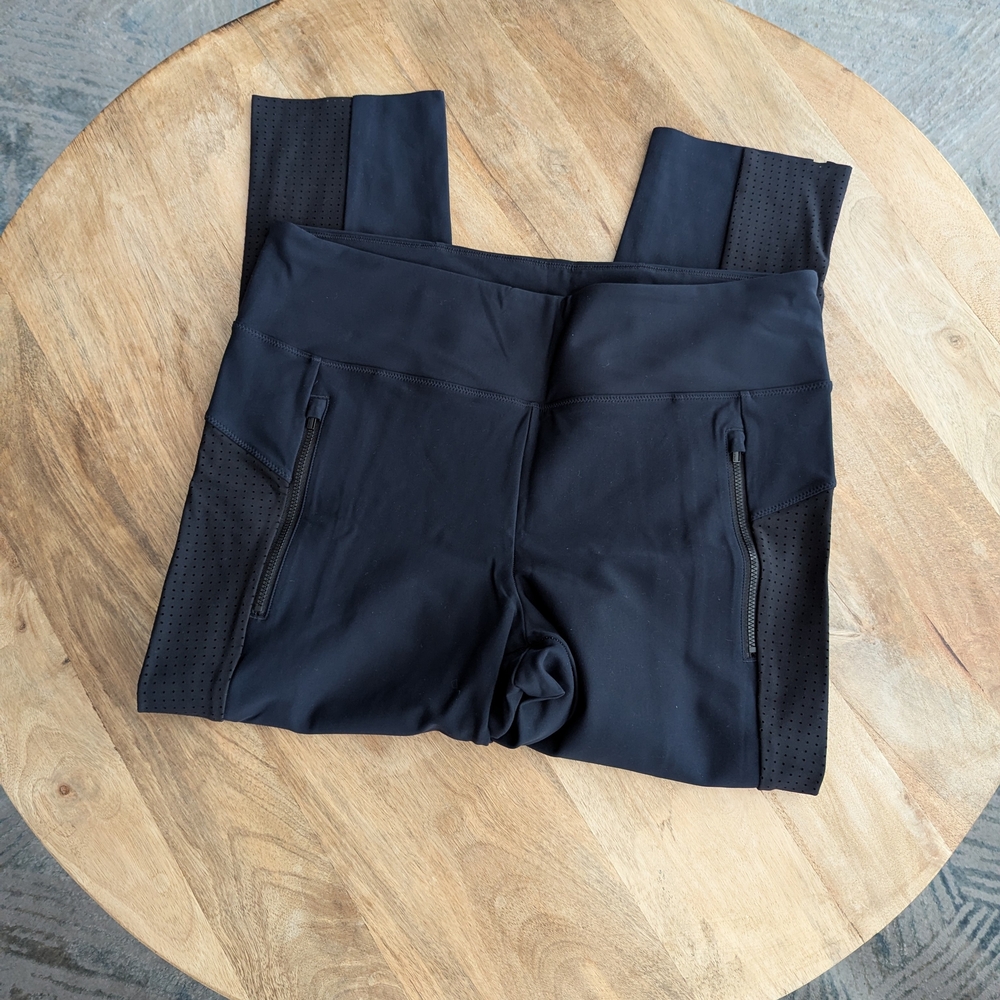 Athleta Black and Blue Stellar Tights - Picture 4 of 9